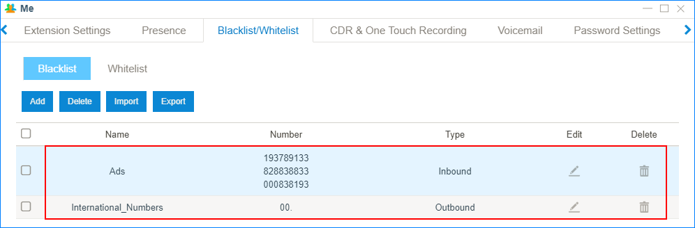 1 Block-Incoming-Outgoing-Numbers-in2pbx -